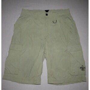 Boy Scouts of America‎ 100% Nylon Vintage Green Hiking Shorts Adult Small / 30